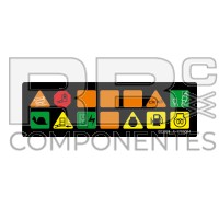 AUTOCOLLANT INDICATEUR SUPÉRIEUR-450AJ