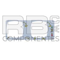 AUTOCOLLANT PUPITRE HAUT POUR TELESCOP H43TPX