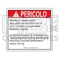 AUTOCOLLANT COMPATIBLE  REF. GE 43617IT_017A