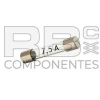 FUSIBLE DE VERRE DE 7,5 AMP 20 MM