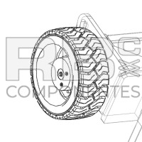ROUE NON MARKING ADAPTABLE REF 823875