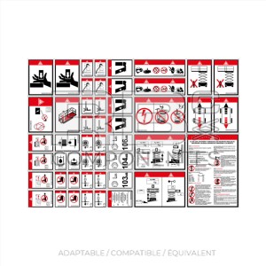 KIT D'AUTOCOLLANTS DE SÉCURITÉ