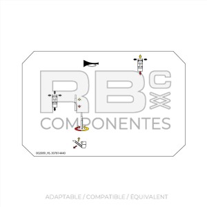 AUTOCOLLANT FONCTION SUPÉRIEUR POUR HM10P