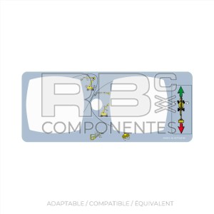 AUTOCOLLANT BOITIER COMMANDE - 41PXNT