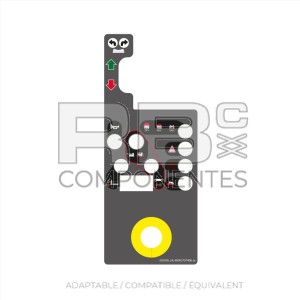 AUTOCOLLANT POSTE HAUT POUR HL STAR8S/STAR20