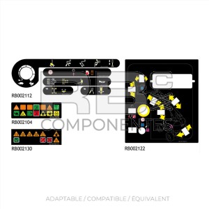 KIT AUTOCOLLANTS POUR JL 660S/SJ (ANCIEN)