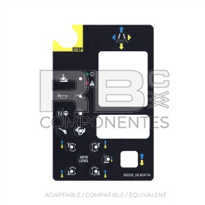AUTOCOLLANT DE FONCTION GE  REF: GE 82417