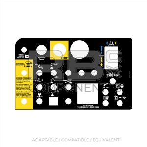 AUTOCOLLANT ANGLAIS  AD/CO/EQ GE 72095GT