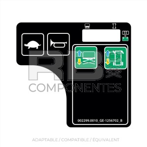 AUTOCOLLANT POSTE HAUT ELEVATION COMPA. GE 1256702