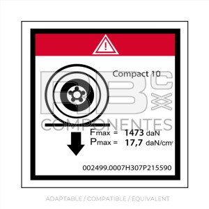 AUTOCOLLANT CHARGE SUR ROUE POUR C10