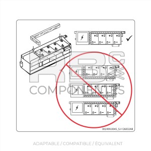 AUTOCOLLANT COMPATIBLE  REF. SJ 126032AB