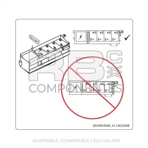 AUTOCOLLANT COMPATIBLE  REF. SJ 126220AB