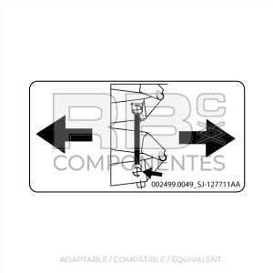 AUTOCOLLANT COMPATIBLE  REF. SJ 127711AA
