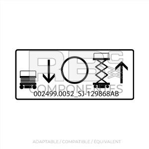 AUTOCOLLANT COMPATIBLE  REF. SJ 129868AB