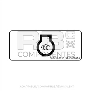 AUTOCOLLANT COMPATIBLE  REF. SJ 130788AA