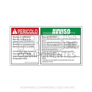 AUTOCOLLANT COMPATIBLE  REF. GE 44220IT_017A
