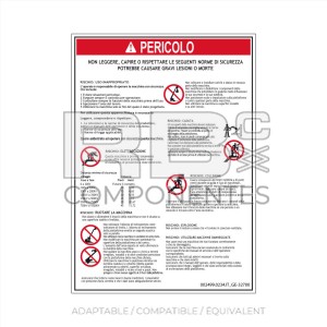 AUTOCOLLANT COMPATIBLE REF GE 32700 IT
