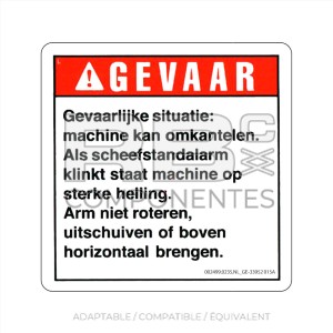 AUTOCOLLANT COMPATIBLE REF GE-33952DU