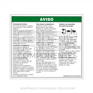 AUTOCOLLANT COMPATIBLE GE-436475SP_C