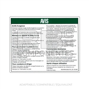 AUTOCOLLANT COMPATIBLE REF GE-35540FR