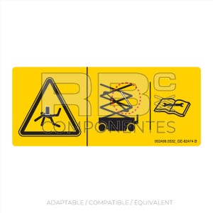 AUTOCOLLANT COMPATIBLE REF. 82474GT