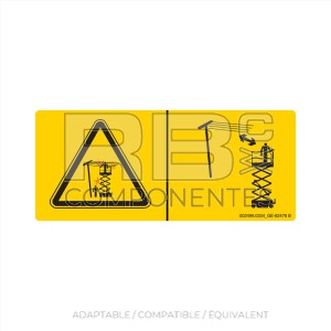 AUTOCOLLANT COMPATIBLE REF. 82476GT