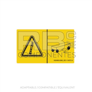 AUTOCOLLANT REF. REF GE 114372