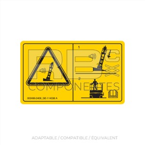 AUTOCOLLANT COMPATIBLE REF. GE 114338