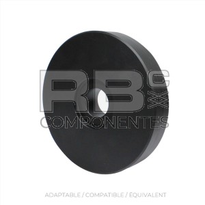 ROUE EN NYLON POUR EXTENSIONS DE CISEAUX NOIR