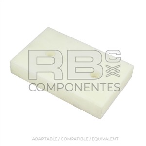 PATIN RECTANGULAIRE 160X100X25MM