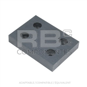 PATIN RECTANGULAIRE  110X80X19 MM