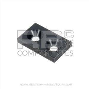 PATIN RECTANGULAIRE 50X30X7MM