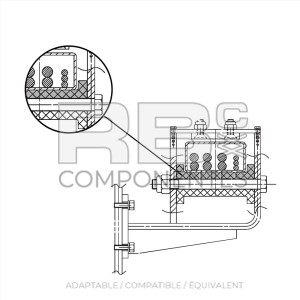 GALET D'EXTENSION COMPATIBLE HL 158C175670
