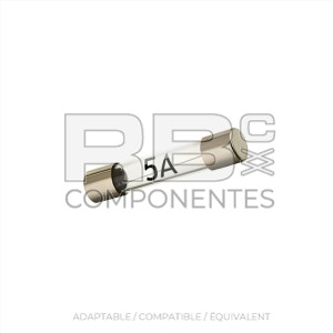 FUSIBLE DE VERRE DE 5 A.