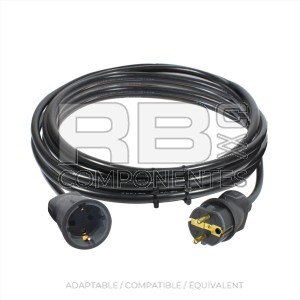 RALLONGE POUR CHARGEMENT DE BATTERIES, SECTION 3X1