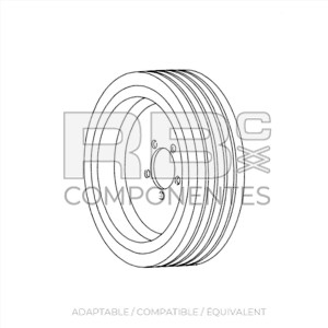 ROUE NON MARKING ADAPTABLE 1001127628