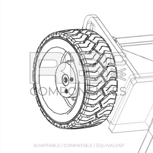 ROUE NON MARKING ADAPTABLE REF 823875