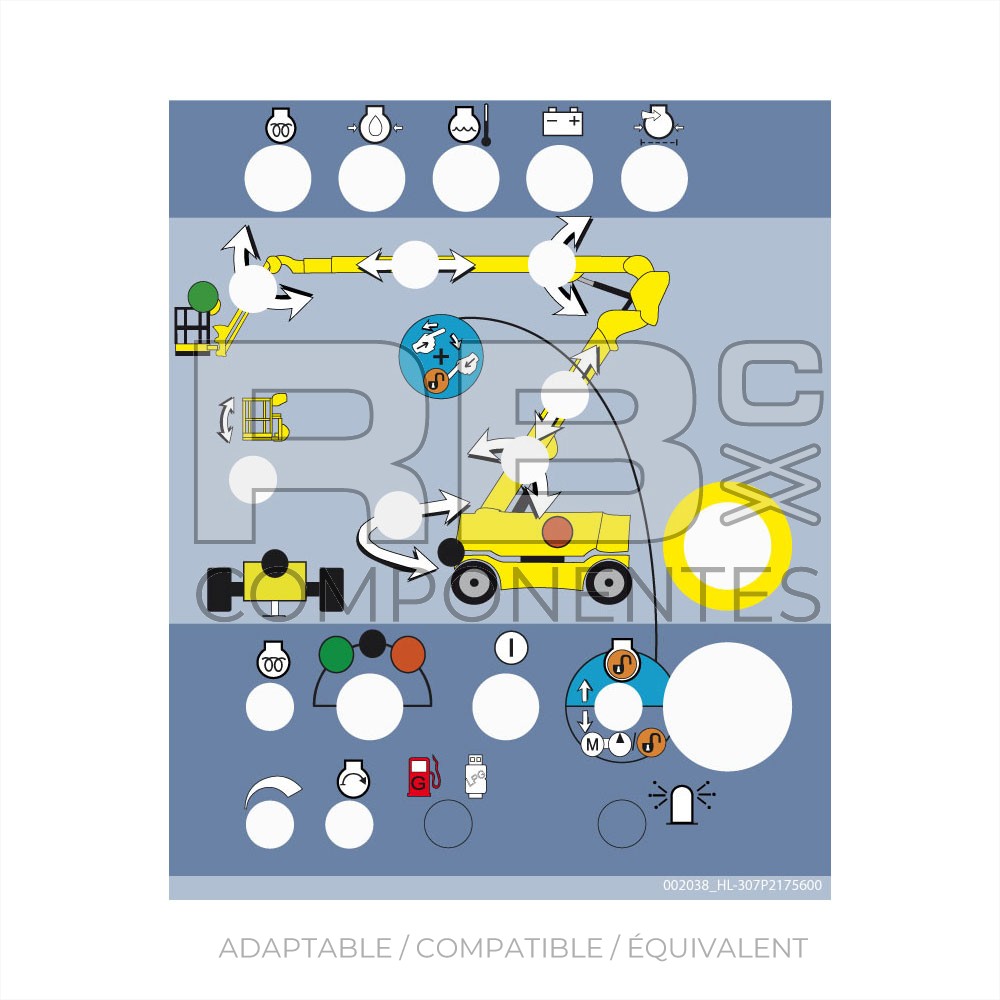 ADH. COMMANDES INFÉRIEURES POUR 32PX