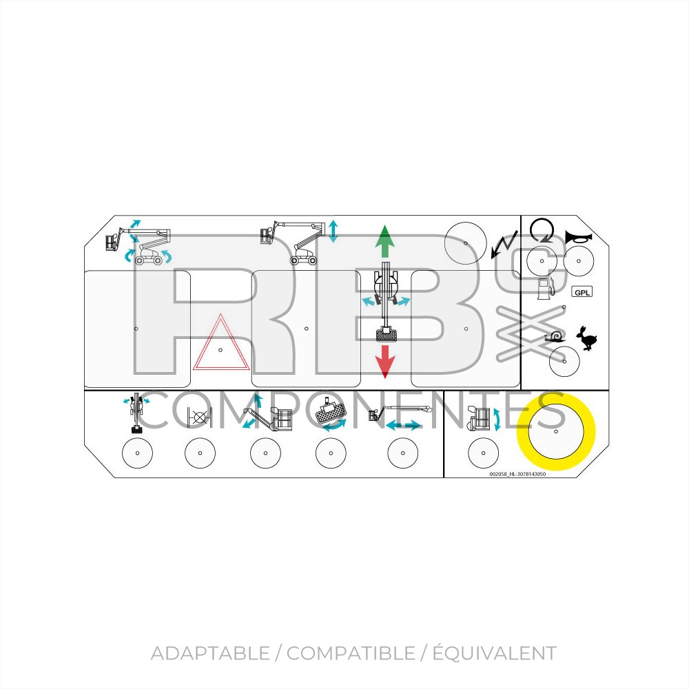 ADH. COMMANDES SUPER. HL 20/26PX