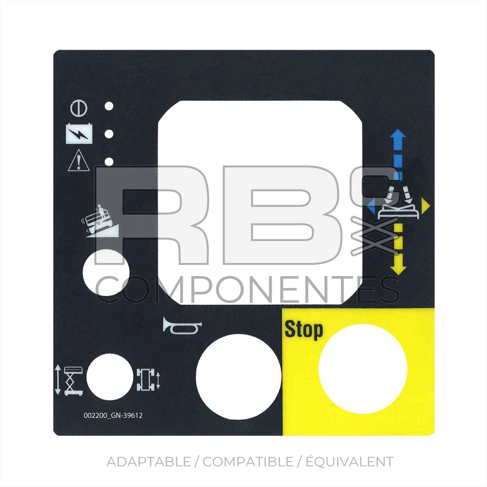 AUTOCOLLANT DE FONCTION