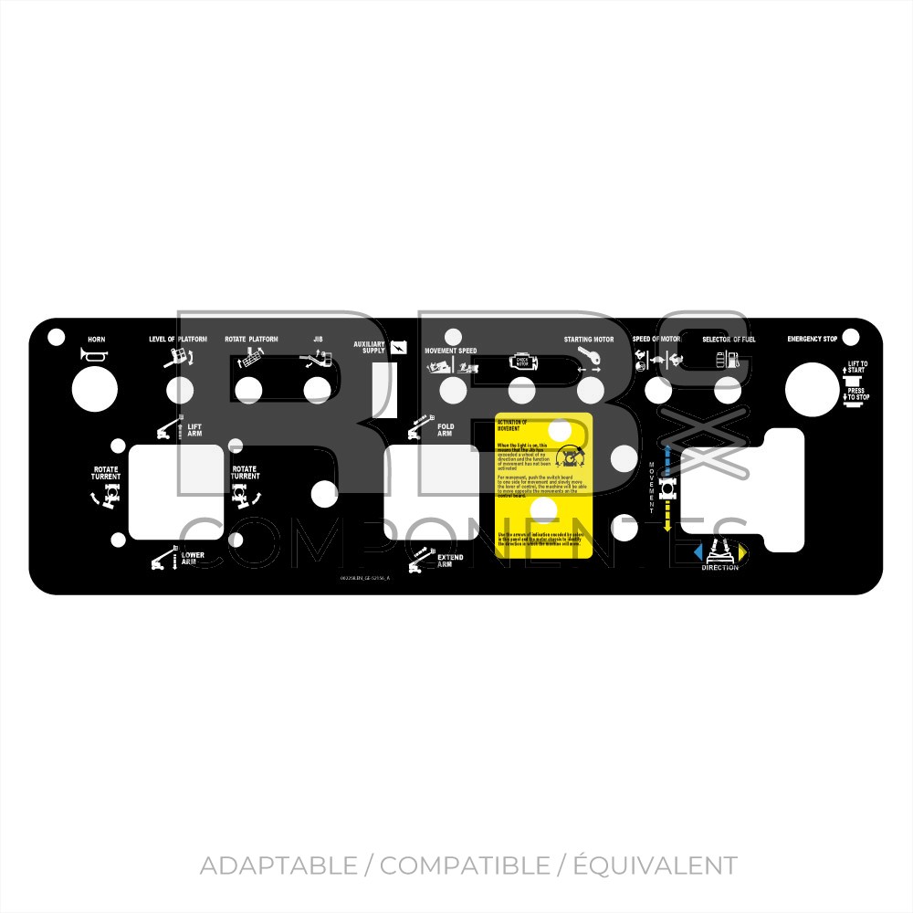 AUTOCOLLANT COMPATIBLE GE-52156 A