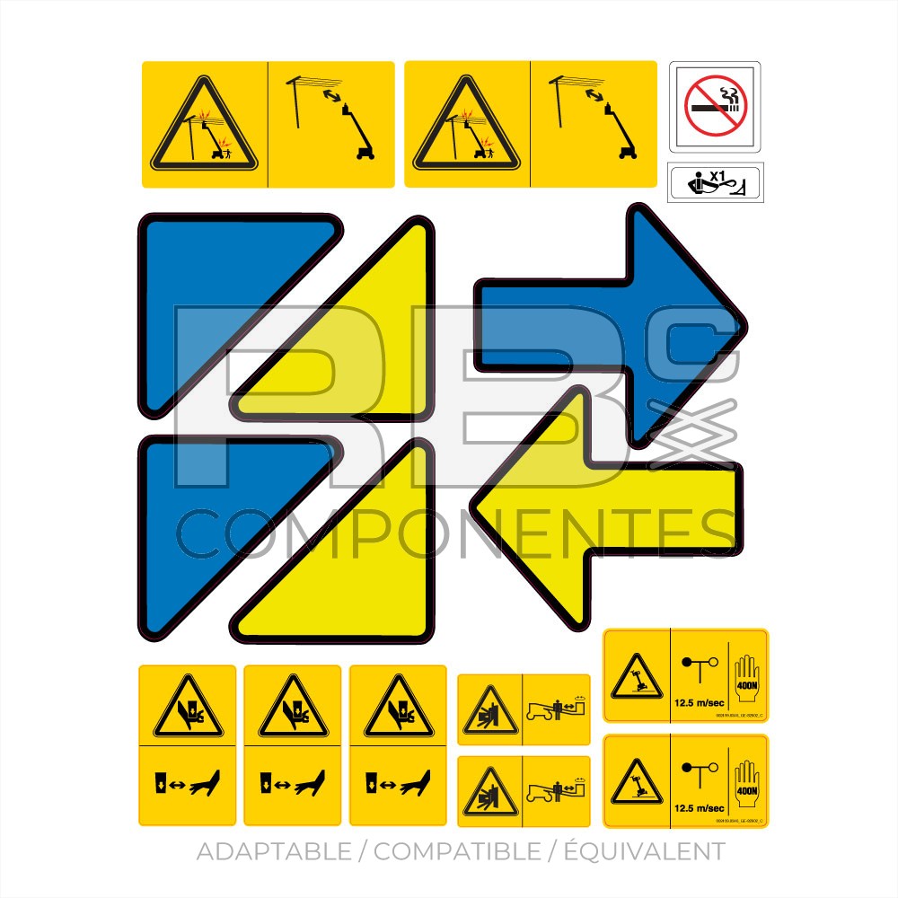 KIT ADHESIVOS AD/CO/EQ GE 110315GT