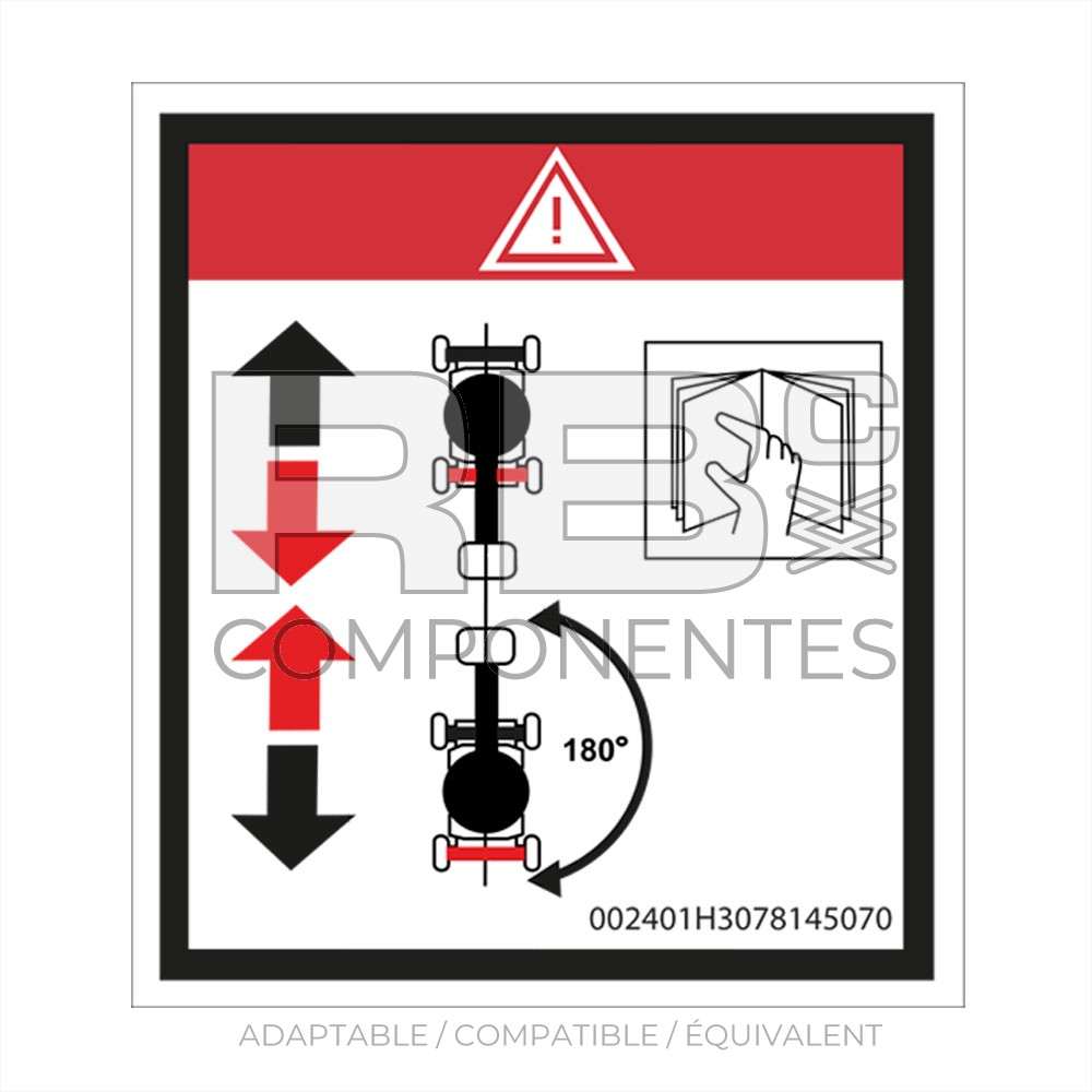 AUTOCOLLANT SENS DE TRANSLATION