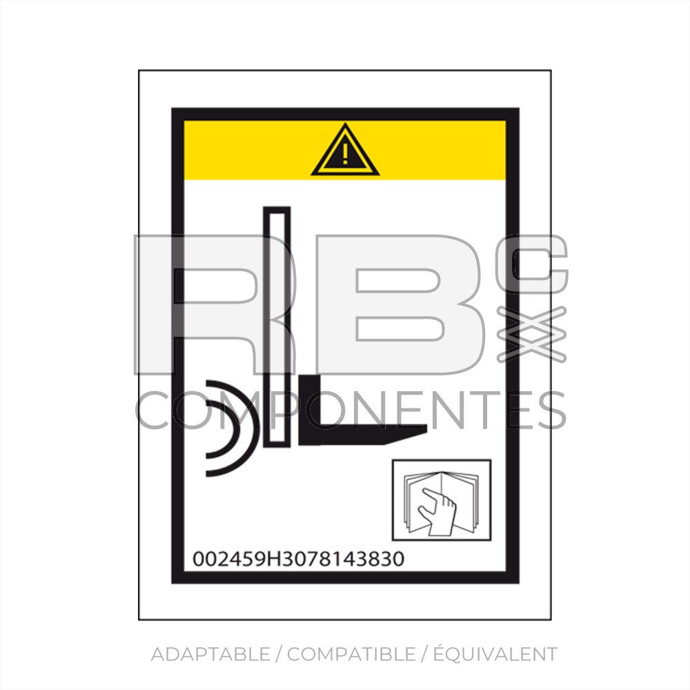 AUTOCOLLANT POUR  REF HL   307814383B