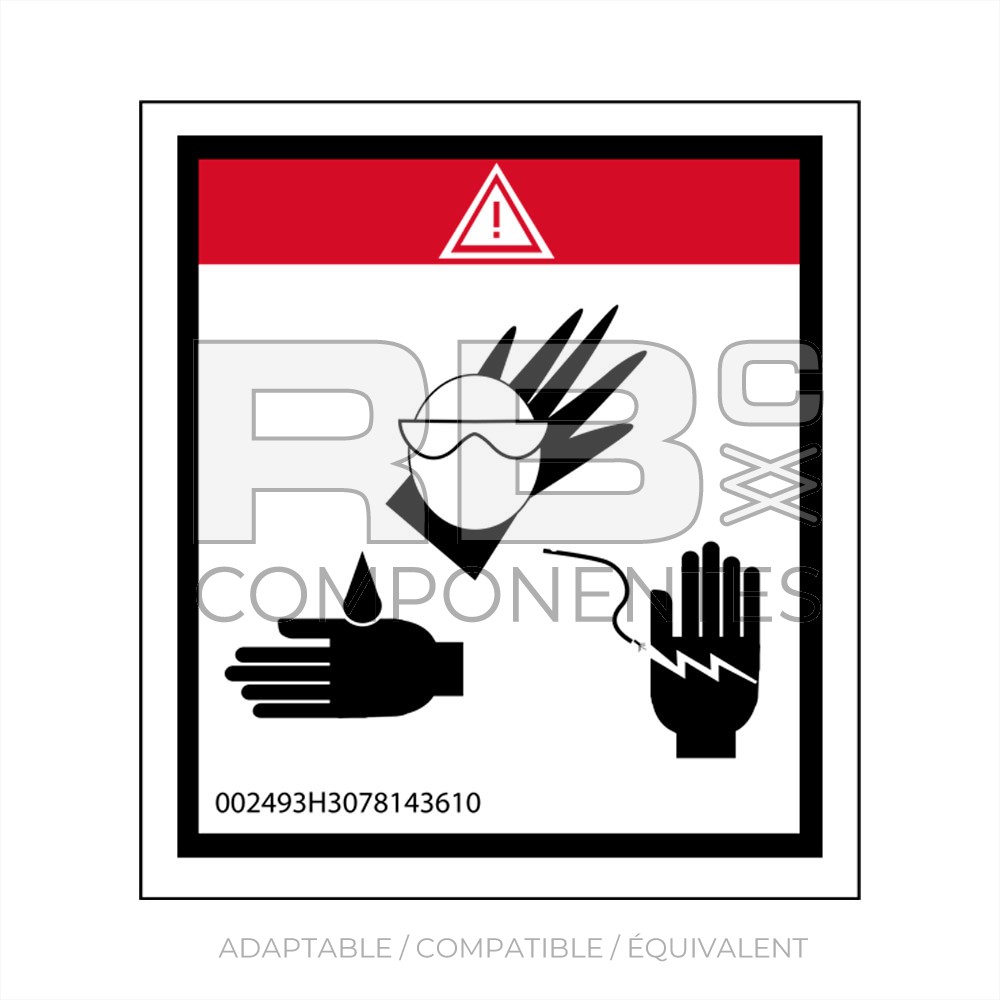 AUTOCOLLANT PORTER VETEMENTS DE PROTECTION