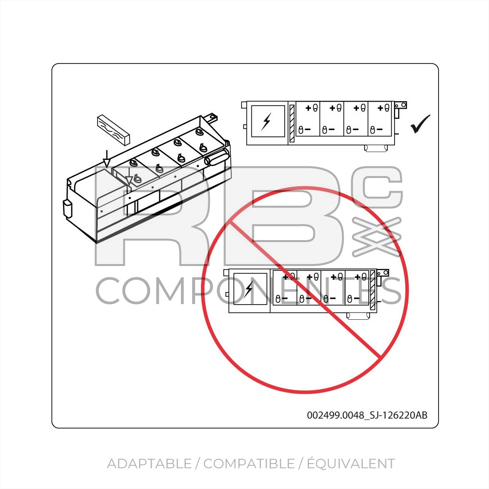 AUTOCOLLANT COMPATIBLE  REF. SJ 126220AB