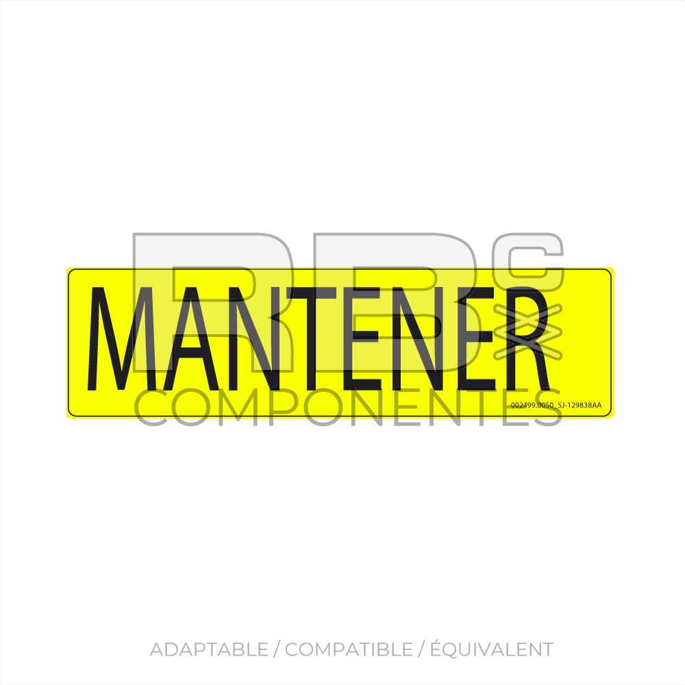 AUTOCOLLANT AD/CO/EQ SJ 129838AA