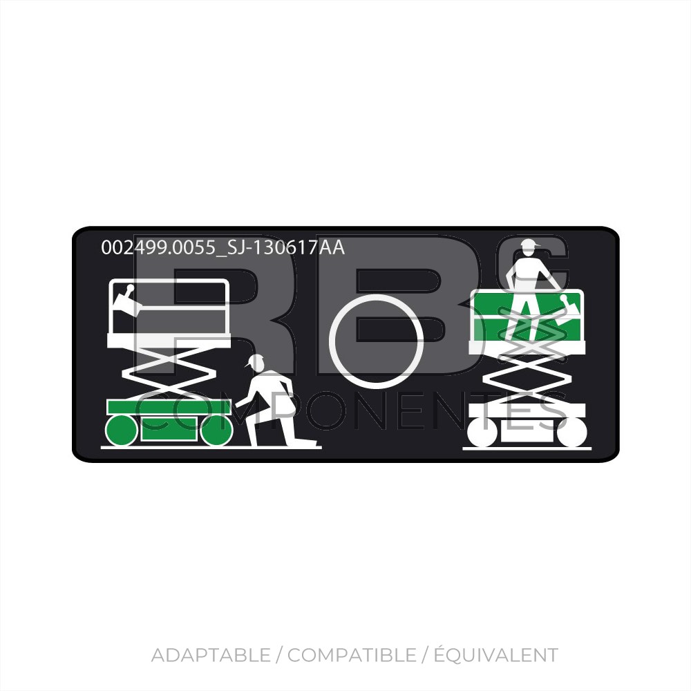 AUTOCOLLANT COMPATIBLE  REF. SJ 130617AA