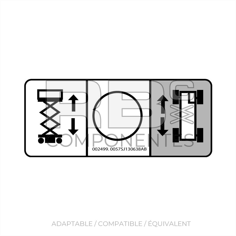 AUTOCOLLANT TRACT./ELEVAT. COMPATIBLE SJ 130638