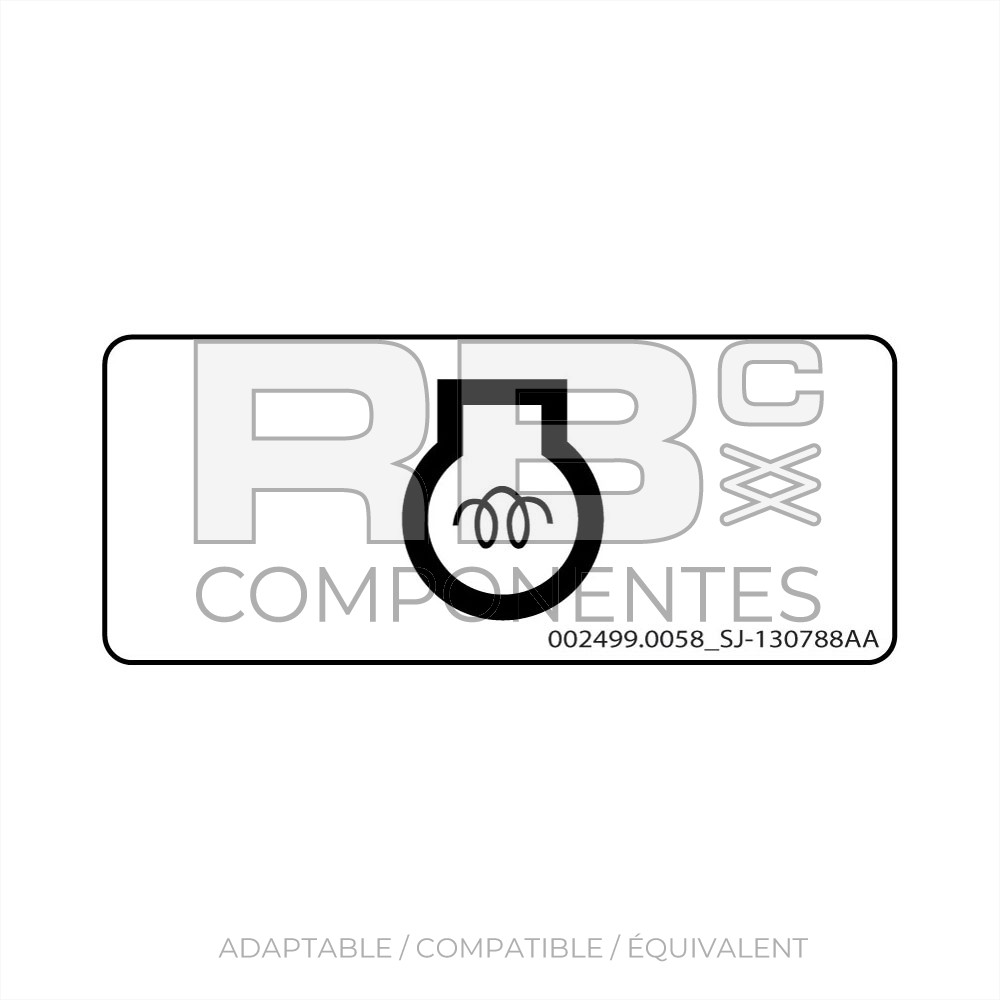 AUTOCOLLANT COMPATIBLE  REF. SJ 130788AA